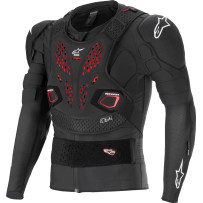 Chaqueta de protección Bionic Pro v3 Plasma — Hombre XL, Negro/Rojo/Blanco