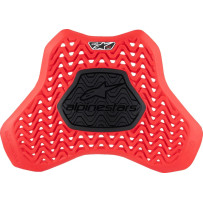 Protector de pecho de competición Nucleon Plasma — Talla S, Negro, Rojo