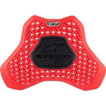 Protector de Pecho Nucleon Plasma para Carreras — Talla L, Negro, Rojo