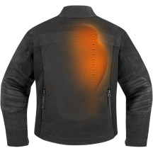 D3O® Viper 2 Protector de impacto — Talla M, Espalda, Naranja