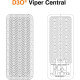 Protector central de espalda D3O® Viper — 13 mm, 339 × 137 mm, Talla XS