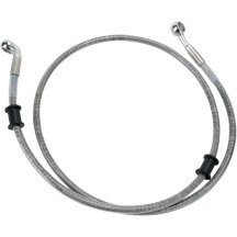 Stainless Steel Brake Line Kit — 110 cm (43-1/4"), front upper, without ABS