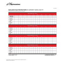 Nucleon Plasma Inserto protector de espalda completo — Talla L, negro/rojo