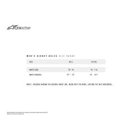 Cinturón renal Sequence — XS-L, Negro