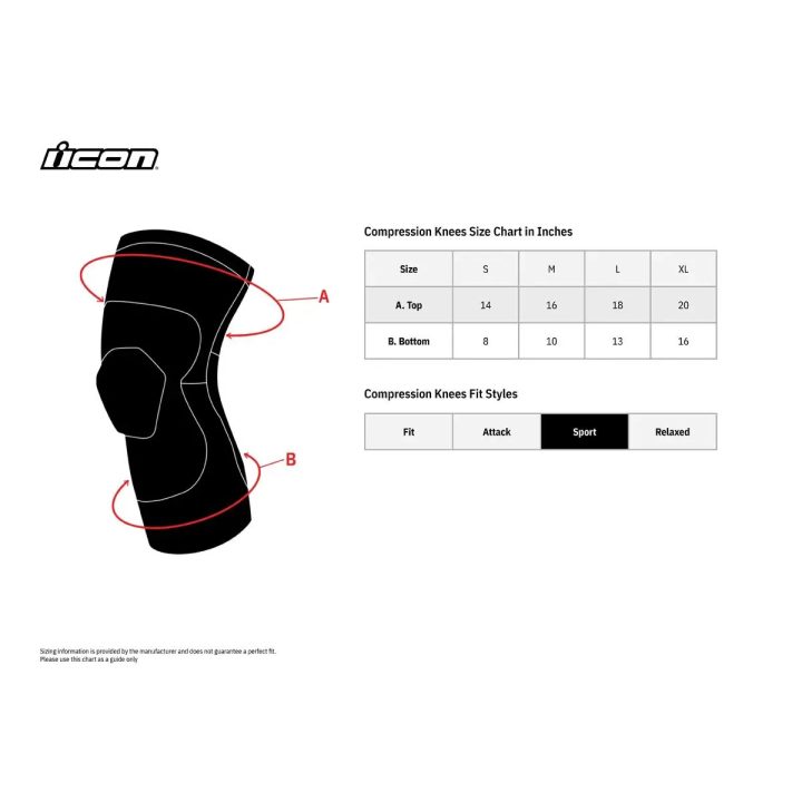 Field Armor™ Compression Knee Guards — Size S, Black