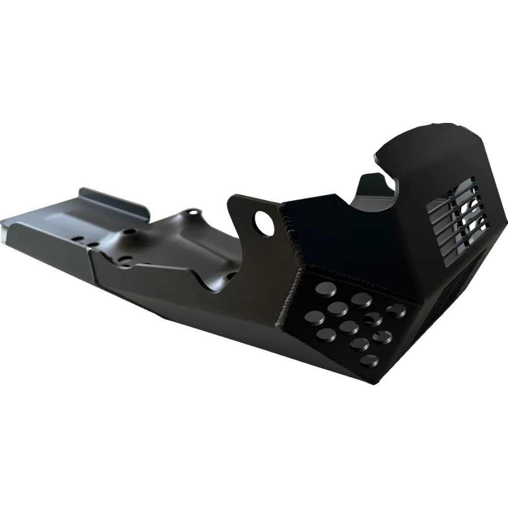 Skid Plate Aluminum — Black