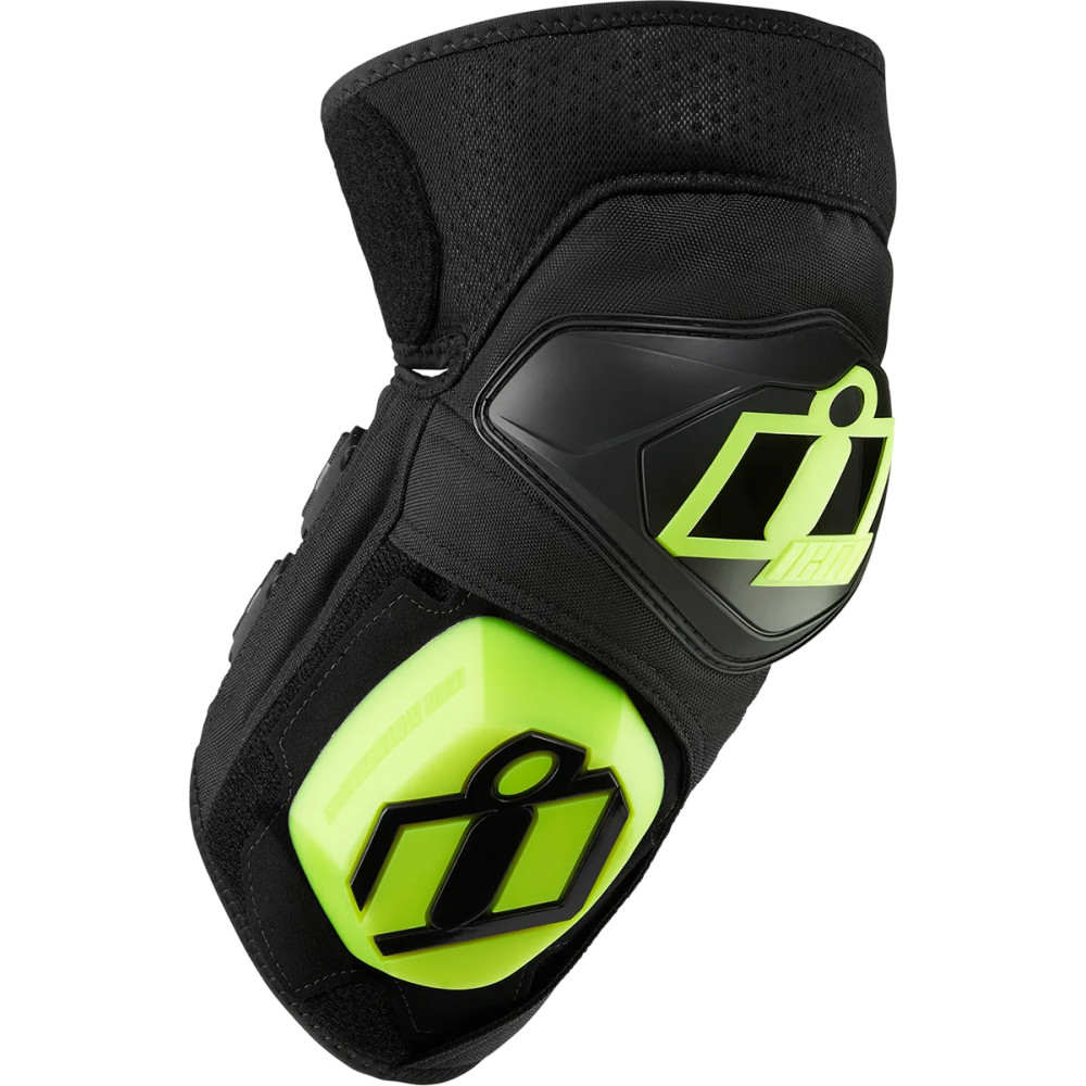 Cloverleaf 2 Knee Pads — S-XL, Black, Fluorescent Yellow