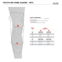 Youth Paragon Lite Knee Protectors — L/XL, Black