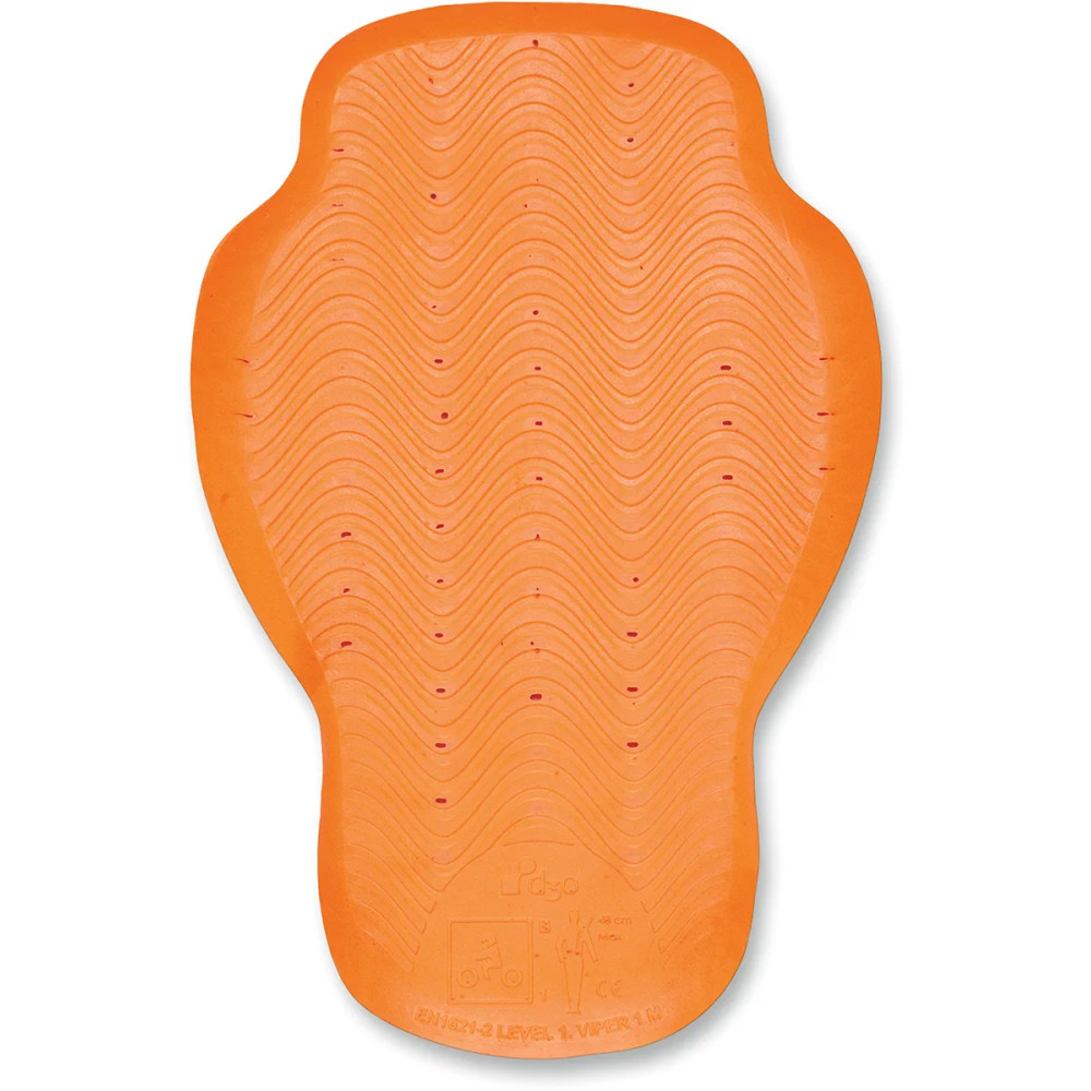 D3O® Viper 1 Back Impact Protector — Size S, Orange