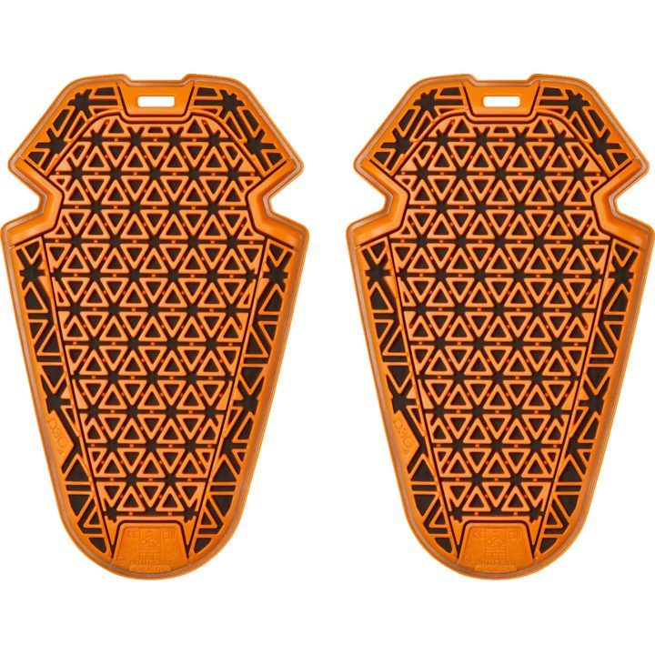 Protectores de impacto D3O® Ghost para codos y rodillas — Adulto, Par, Naranja