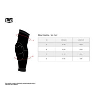 Ridecamp Elbow Guards — L, Black, Red