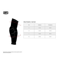 Ridecamp Elbow Guards — XL, Black/Red