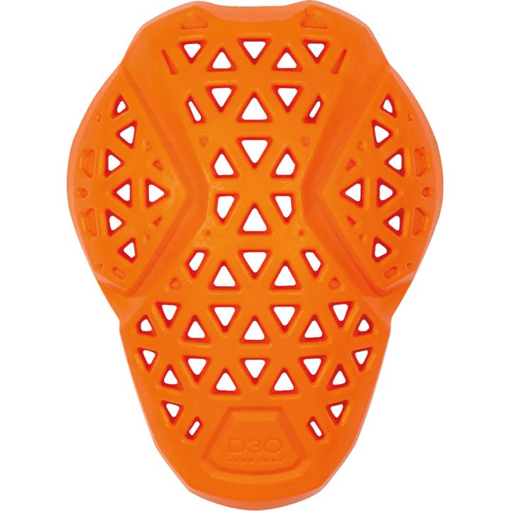 D3O® LP1 Compact Shoulder Impact Protectors — One Size, Orange, EN 1621-1:2012 Level 1