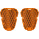 D3O® Ghost Protectores de Impacto para Hombro y Cadera — naranja, par