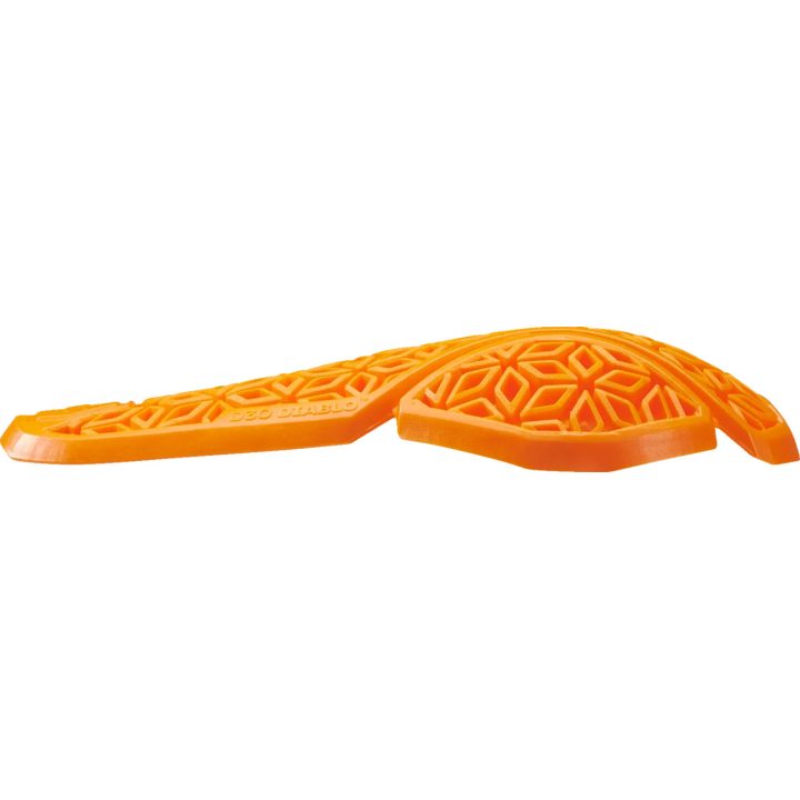 D3O® Diablo L2 Protectores de rodilla y codo — Adulto, Rodilla y codo, Naranja
