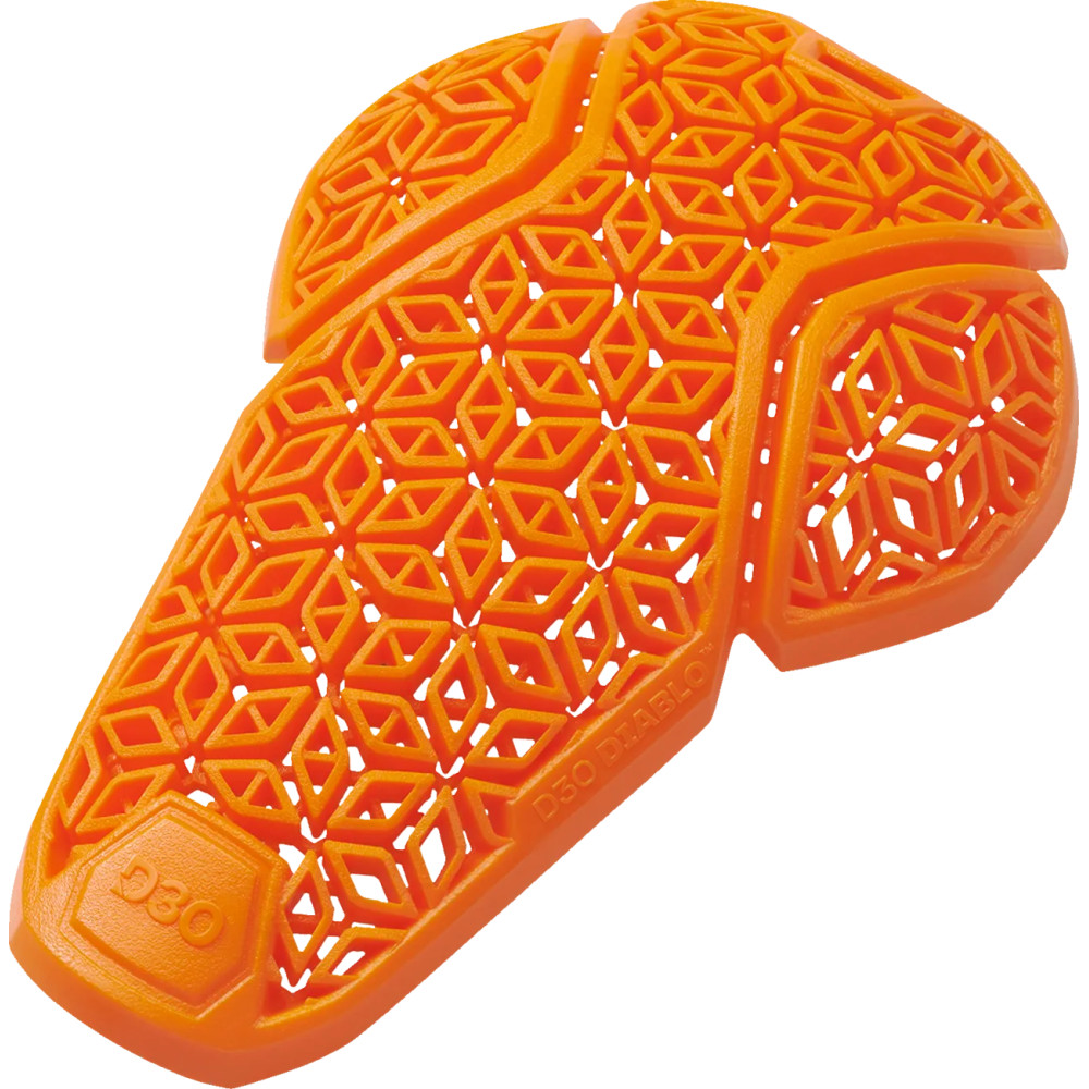D3O® Diablo L2 Knee/Elbow Guards — EN 1621-1:2012 Level 2, Adult, Orange
