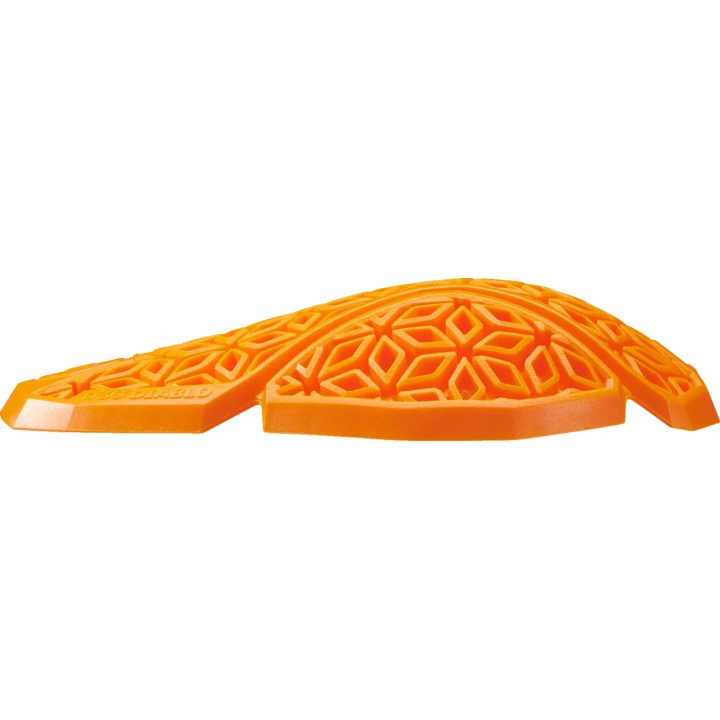 D3O® Diablo L2 Shoulder Guards — EN 1621-1:2012 Level 2, Orange