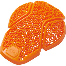 D3O® Diablo L2 Shoulder Guards — EN 1621-1:2012 Level 2, Adult, Orange