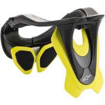 Soporte cervical Bionic Tech 2 — XS-M, Amarillo fluorescente/Negro