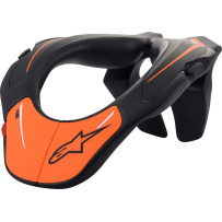 Youth Neck Support — One Size, Black, Orange