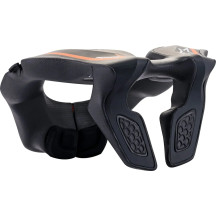 Youth Neck Support — One Size, Black, Orange