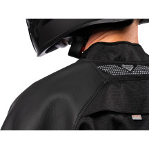 Mesh AF™ Leather Jacket — Men's S, Sport fit, Black