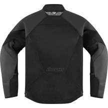 Mesh AF™ Leather Jacket — L, Sport fit, Men's, Black