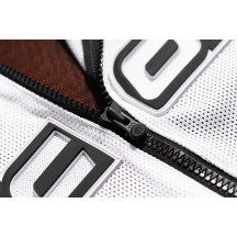 Mesh AF™ Leather Jacket — Sport fit, Size S, White