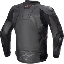 GP Plus v4 Leather Jacket — EU 60, Black, Sport fit