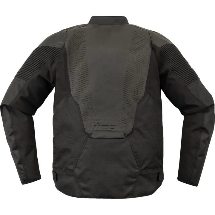 Overlord3™ Chaqueta de cuero — L, ajuste deportivo, negro
