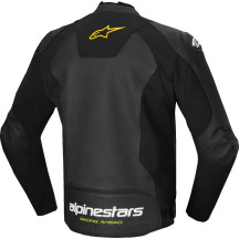 Chaqueta Faster v3 Airflow de cuero — EU 52, Amarillo fluorescente