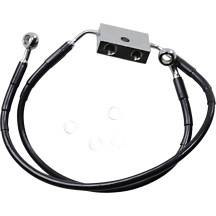 Kit de latiguillos de freno de acero inoxidable — con ABS, 45 cm (17-3/4"), 39 cm (15-1/2")