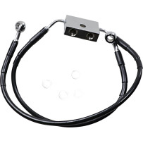 Kit de latiguillos de freno de acero inoxidable — con ABS, 45 cm (17-3/4"), 39 cm (15-1/2")