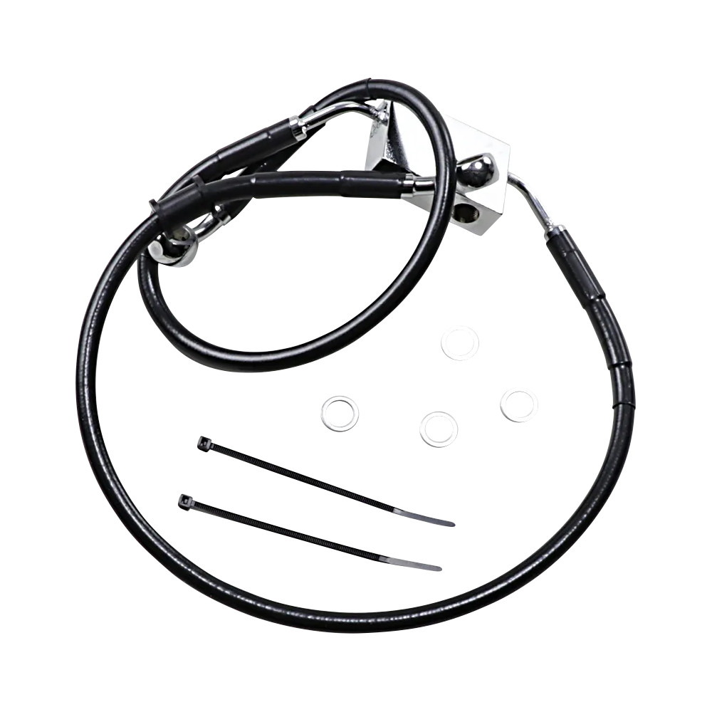 Latiguillo de freno de longitud extendida — Sobredimensionado +10.2 cm (4"), 55 cm (21-3/4"), delantero