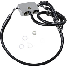 Línea de freno de longitud extendida — Sobredimensionado +6 in (15.2 cm), 23.75 in (60.5 cm), delantero, con ABS