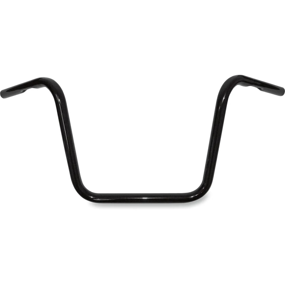 1" Touring Handlebar — Rise 12" (30.5 cm), Width 31" (78.5 cm), 25.4 mm clamp, Gloss Black