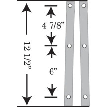 Road King Replacement Plastic — Height 53.5 cm, Width 58.5 cm, Headlight cutout 24 cm, Solar