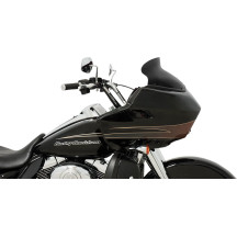 Spoiler Replacement Windshield for OE Fairings — 6.5 in (16.5 cm) height, Fixed mount, Black