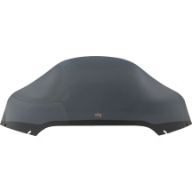 Pro Touring Flare™ Windshield — 12" height, Dark Smoke, Detachable