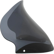 Pro Touring Flare™ Windshield — 12" height, Dark Smoke, Detachable