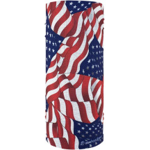 Motley Tube® — One Size, Polyester, Blue/Red/White