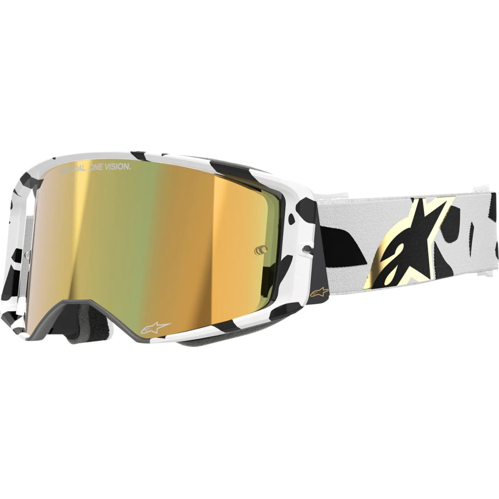 Supertech Corp Goggle — One Size, Mirror/Gold lens