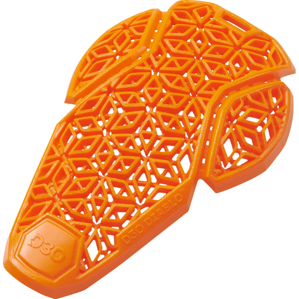 D3O® Diablo L1 Compact Knee/Elbow Guards — Adult, Knee/Elbow, Pair, Orange