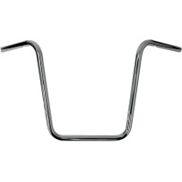 1" Touring Handlebar — 25.4 mm clamp, 40.5 cm rise (16"), 81.5 cm width (32"), Chrome
