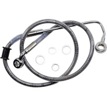 Línea de freno de acero inoxidable de longitud extendida — 91.5 cm (36"), Sobredimensionado +5.1 cm (2")