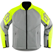 Mesh AF™ Jacket — 2XL, Gray, Hi-Vis Yellow