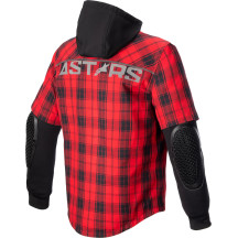 Chaqueta MO.ST.EQ Tartan — 3XL, Negro, Rojo