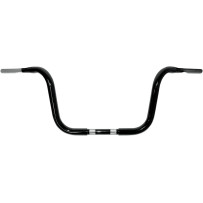 1-1/4" Buffalo Touring Handlebar — 39" width, 10" rise, Gloss Black