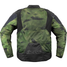 Chaqueta Overlord3 Mesh™ Camo — M, ajuste deportivo, camuflaje verde