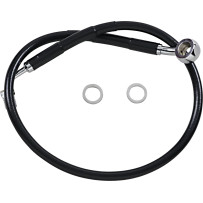 Línea de freno de acero inoxidable de longitud extendida — 60 cm (23,5"), sobredimensionado +5,1 cm (2"), para ABS